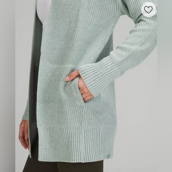 Lululemon Cashlu Sweater Wrap Size XS / S - Picture 2 of 5